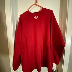 Majestic MLB Authentic BP Pullover  - Cincinnati Reds 2XL